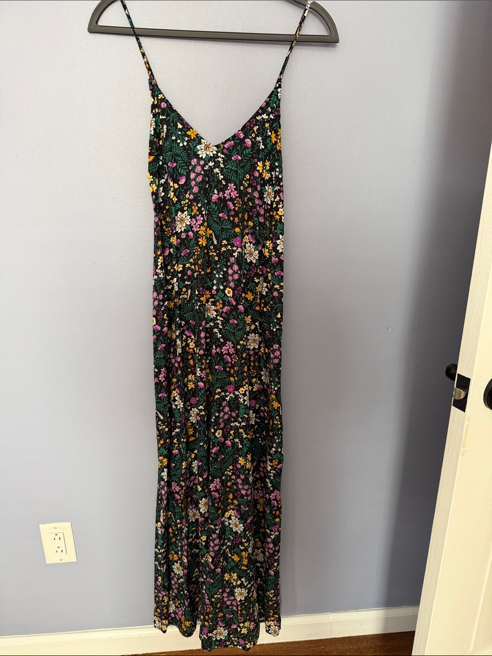 Old Navy Floral Maxi Slip Dress NWT Large Cottagecore Boho